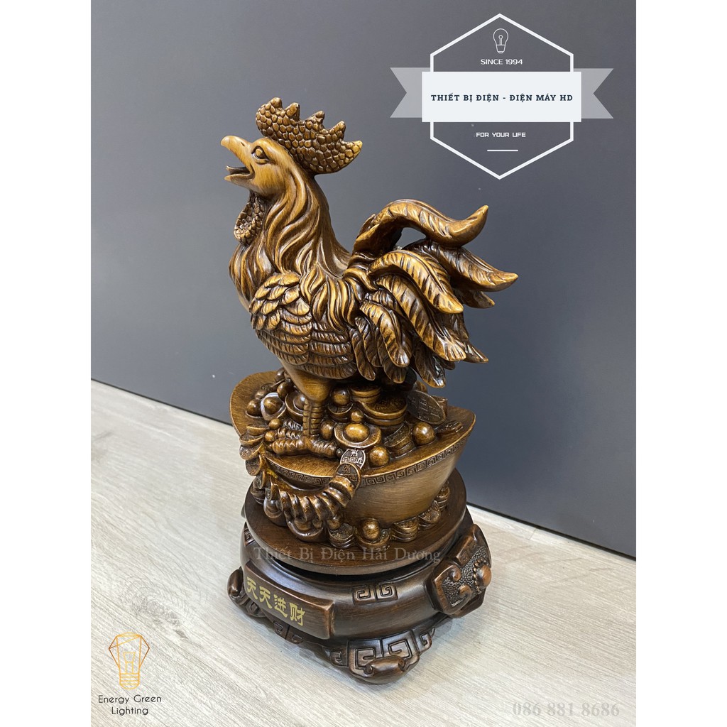 Tượng Con Gà  - Biểu Tượng Dồi Dào Năng Lượng - Mang Đến Cho Gia Chủ Sự Ấm Êm, Bình An Và Vui Vẻ