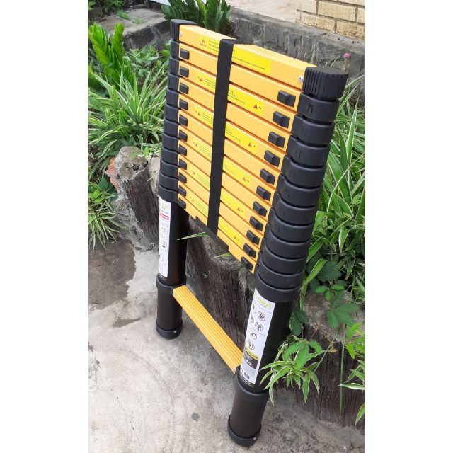 Giảm giá sốc Thang nhôm rút Sumika Nhật Bản chiều cao 3M8 sơn tĩnh điện - Hàng chính Hãng VẬN CHUYỂN