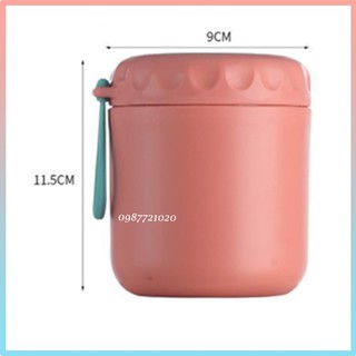 Hộp giữ nhiệt 430ml Hộp đựng canh thuỷ tinh 520ml| Ủ cháo cho bé