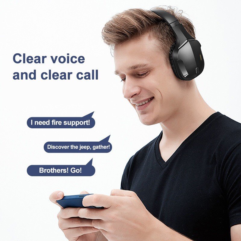 Tai nghe bluetooth chụp tai có míc remax RB-750HB Chống nước chơi game liên quân Pupg học online ĐT tablet táo Laptop