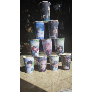 cốc giấy bts (12oz)
