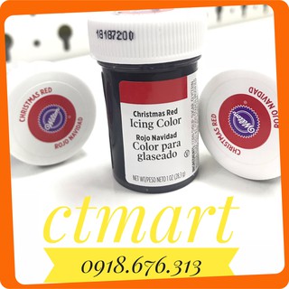 [Xả kho 3 ngày] Màu đỏ CHRISTMAS - Màu thực phẩm Wilton, màu wilton