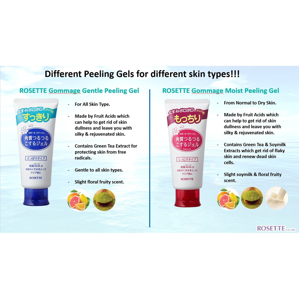 (Có Bán Sỉ) Gel tẩy tế bào chết Rosette Peeling Gel Nhật Bản