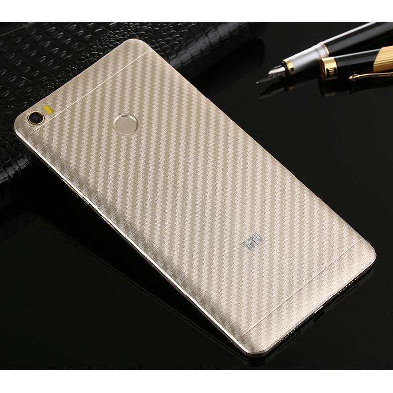 Combo dán cacbon và kính cường lực xiaomi mimax ( tặng ốp silicon )