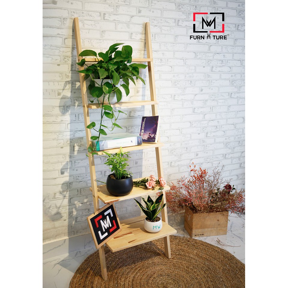 Thang kệ trang trí 5 tầng đa năng thương hiệu MW FURNITURE - Nội thất trang trí