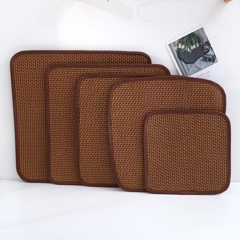 Đệm Lót Ghế Ngồi Xe Hơi / Văn Phòng Đan Mây Dày Dặn Chống Trượt Tiện Dụng