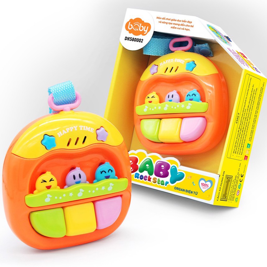 Đồ chơi Baby Rock Star - Organ điện tử DUKA DK580002 - 16x5.5x19cm (Dành cho bé 18m+)