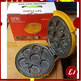 MÁY NƯỚNG BÁNH mini hình thú 7 khuôn tiện lợi