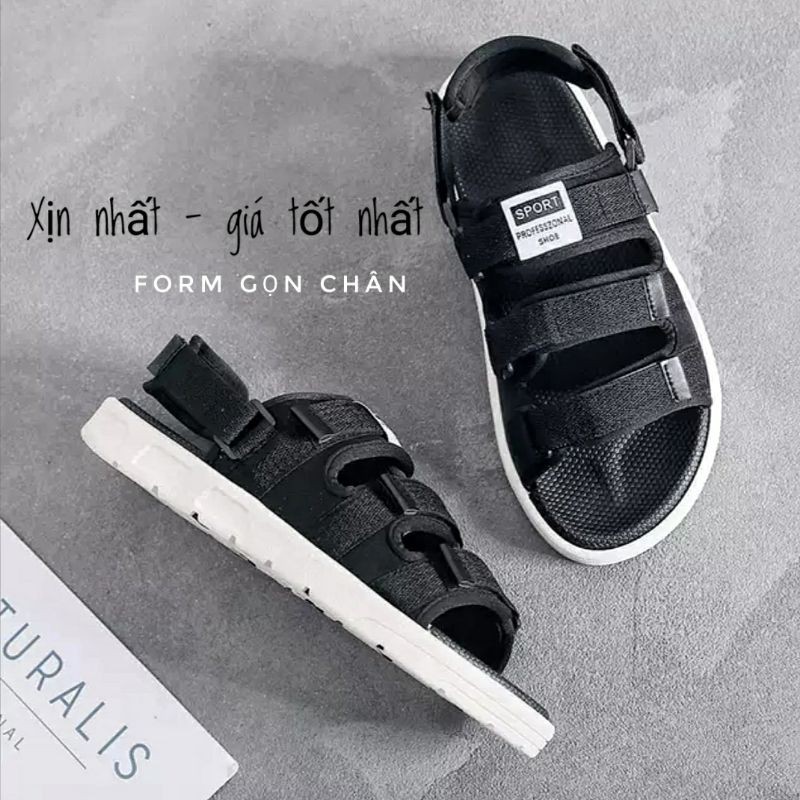 Giày sandal học sinh sinh viên quai ngang - Full size nam nữ
