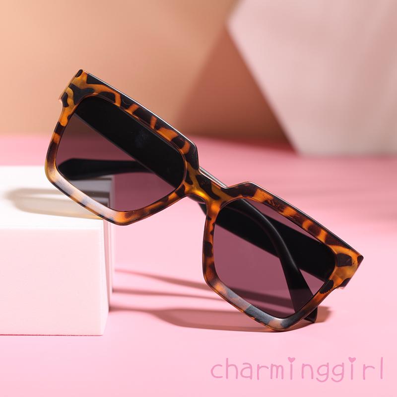 Kính Mát Gọng Vuông Chống Tia Uv Cho Bé Từ 0-8 Tuổi
