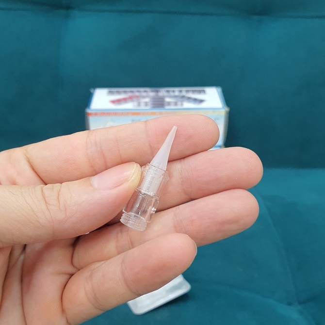 Đầu ghép thương hiệu Giang Trúc  chuyên dùng cho máy thần thánh, đầu ghép CÓ REN VẶN máy phun xăm