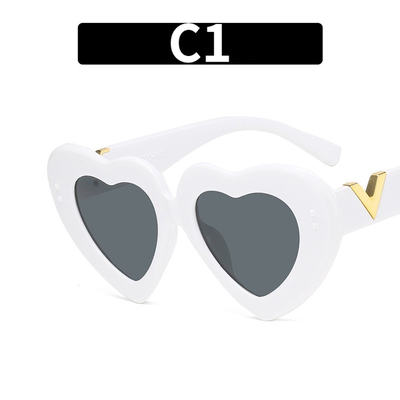Kính Mát Gọng Hình Trái Tim Thời Trang Dành Cho Nữ