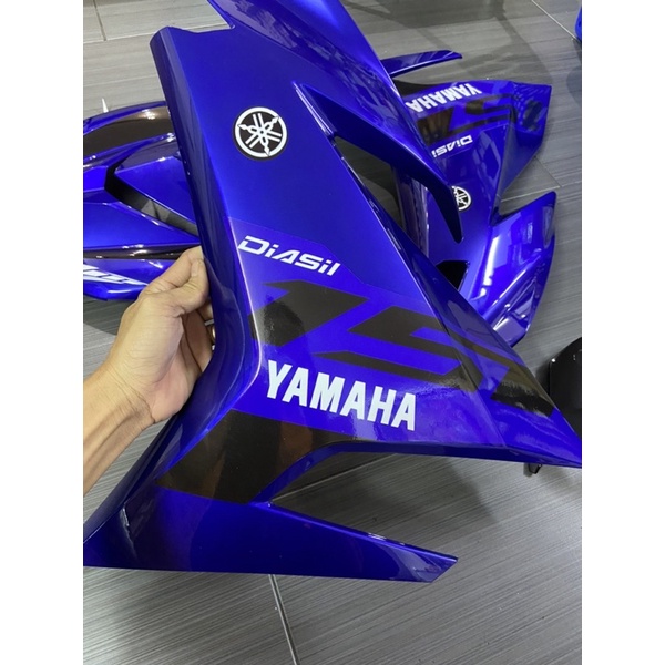 Dàn áo Exciter 150 xanh đen đời 2018 kèm tem 3 lớp