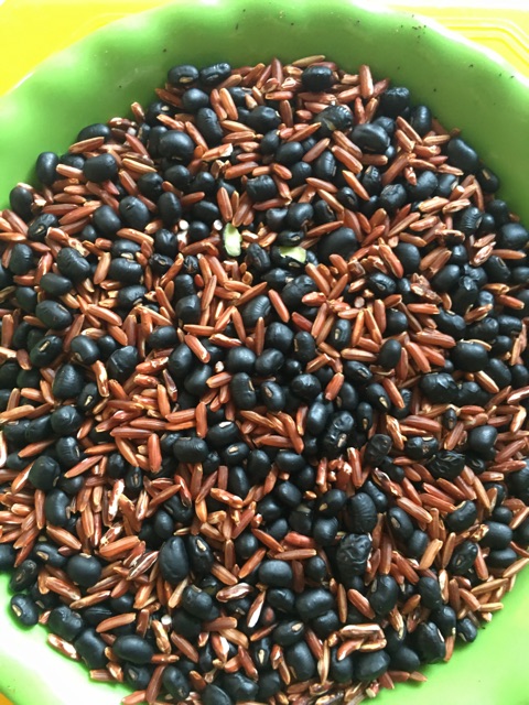 1Kg Gạo lứt và đậu đen rang tay