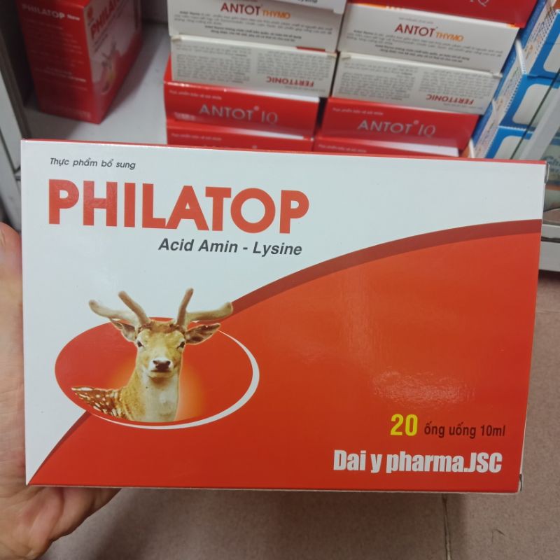 Philatop hộp 20 ống bổ cơ thể