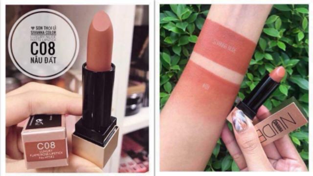 Son Thỏi Lì Sivanna Color Luxury Nude Matte Lipstick