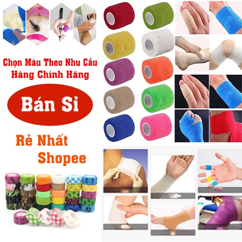 Băng keo cao su nonBăng Quấn Vải Thể Thao hỗ trợ chống chất thương