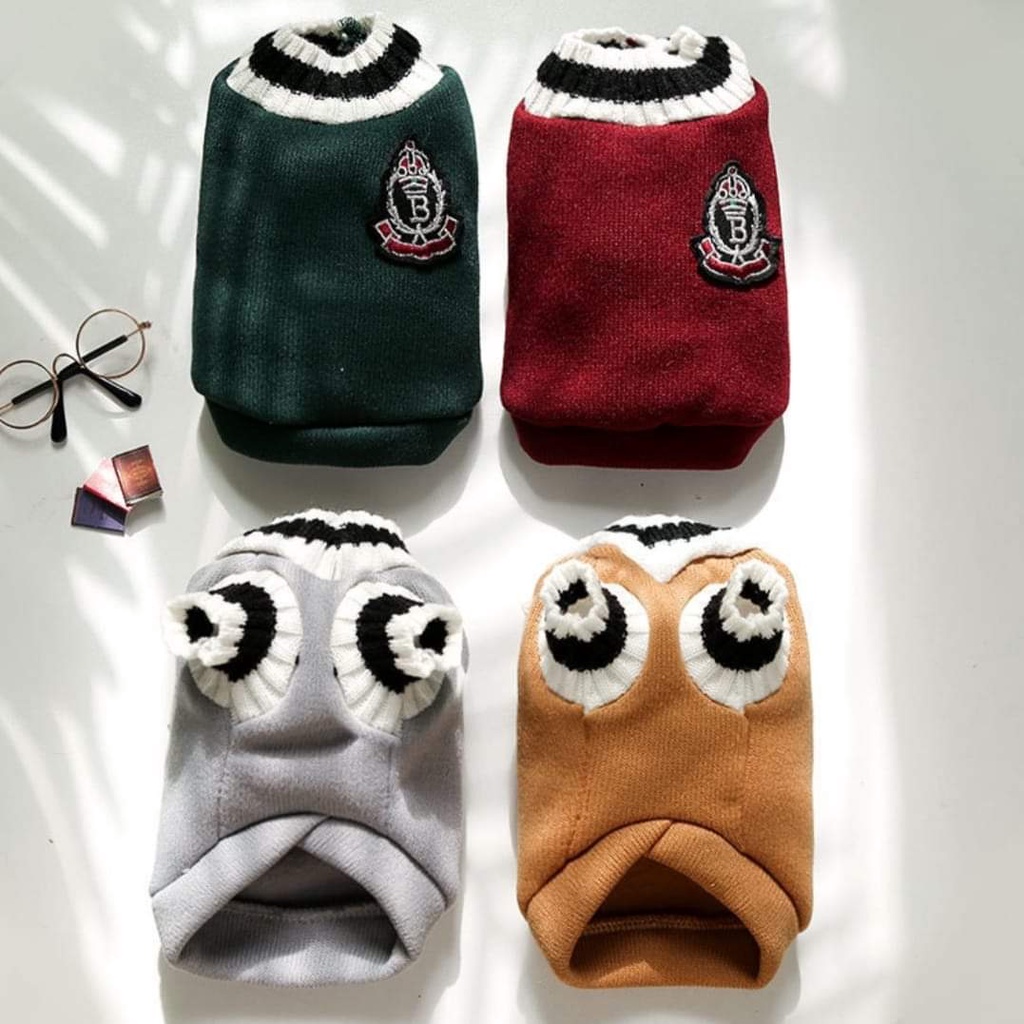 Áo thu đông cho chó mèo nhiều họa tiết siêu CUTE - Zippopet