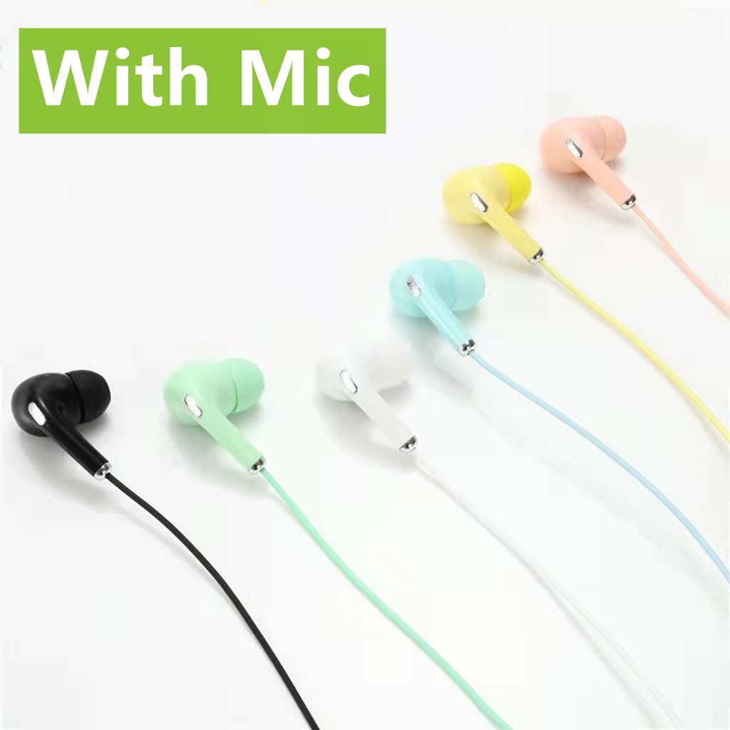 Tai nghe có dây Twitch U38 Macaron 3 Jack 3.5mm chất lượng cao tiện dụng