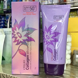 Kem chống nắng Cellio Collagen Whitenning Sun Cream SPF50+/ PA+++ 70g
