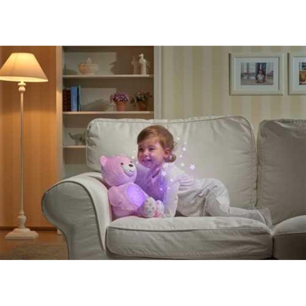 Gấu ôm phát nhạc Pink Chicco