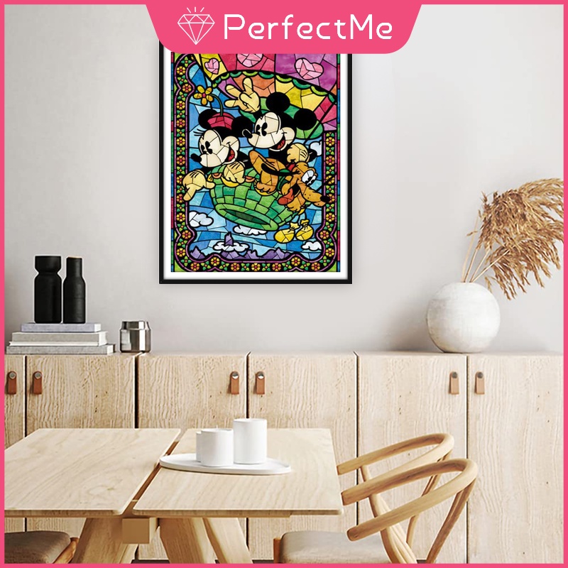 Bộ Tranh Đính Đá 5D Tự Làm 30x40cm Hình Nhân Vật Hoạt Hình Disney Độc Đáo