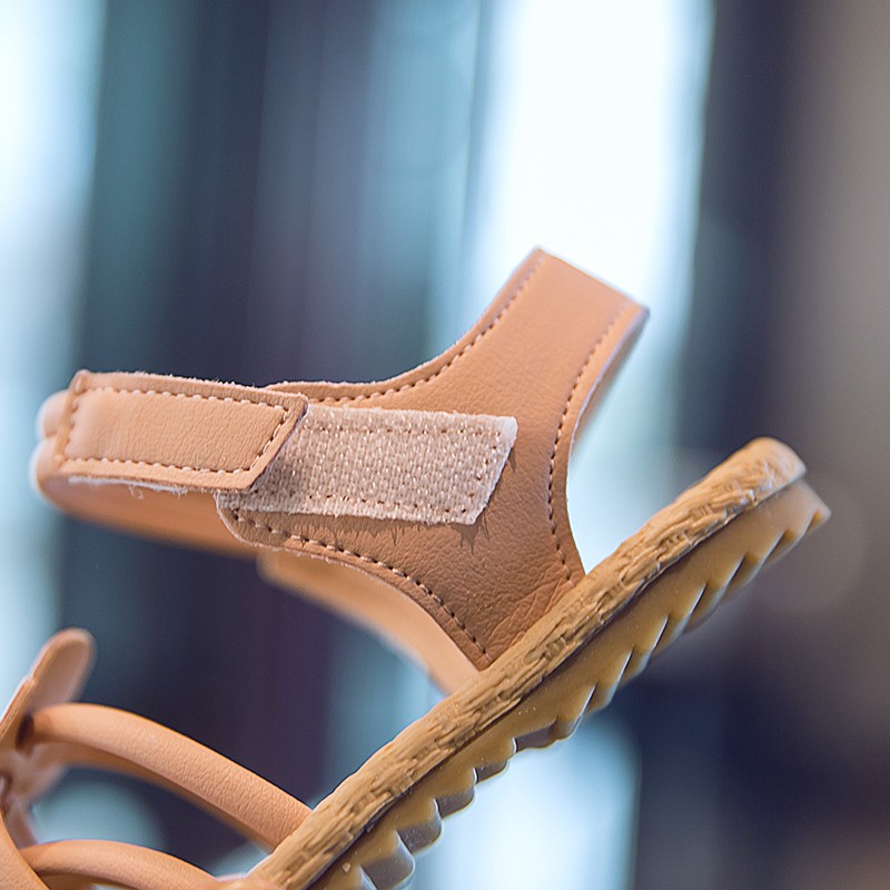 Giày Thời Trang Xinh Xắn Cho Bé Tập Đi🔥Giày Sandal Ba Chiều Chống Trượt Đính Hoa Thời Trang Mùa Hè 2020 Cho Bé Gái