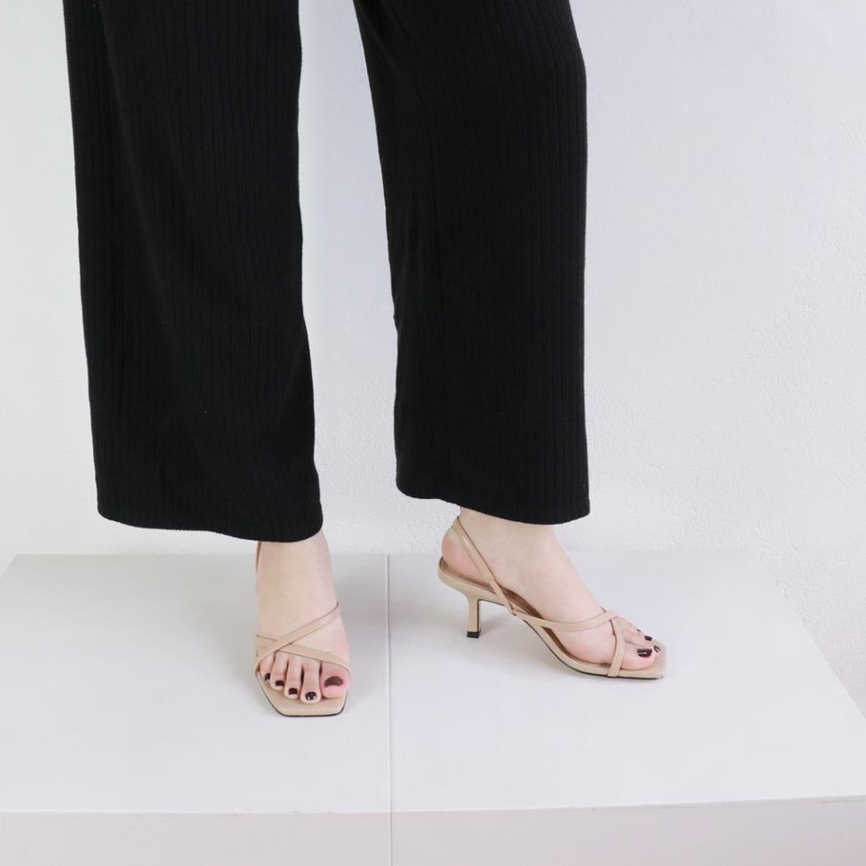 Sandal Nữ Cao Gót bAimée & bAmor Quai Mảnh Chéo Mũi Vuông Gót Nhọn 5 Phân Dép Quai Hậu Thời Trang Hàn Quốc Đẹp MS1634 VN