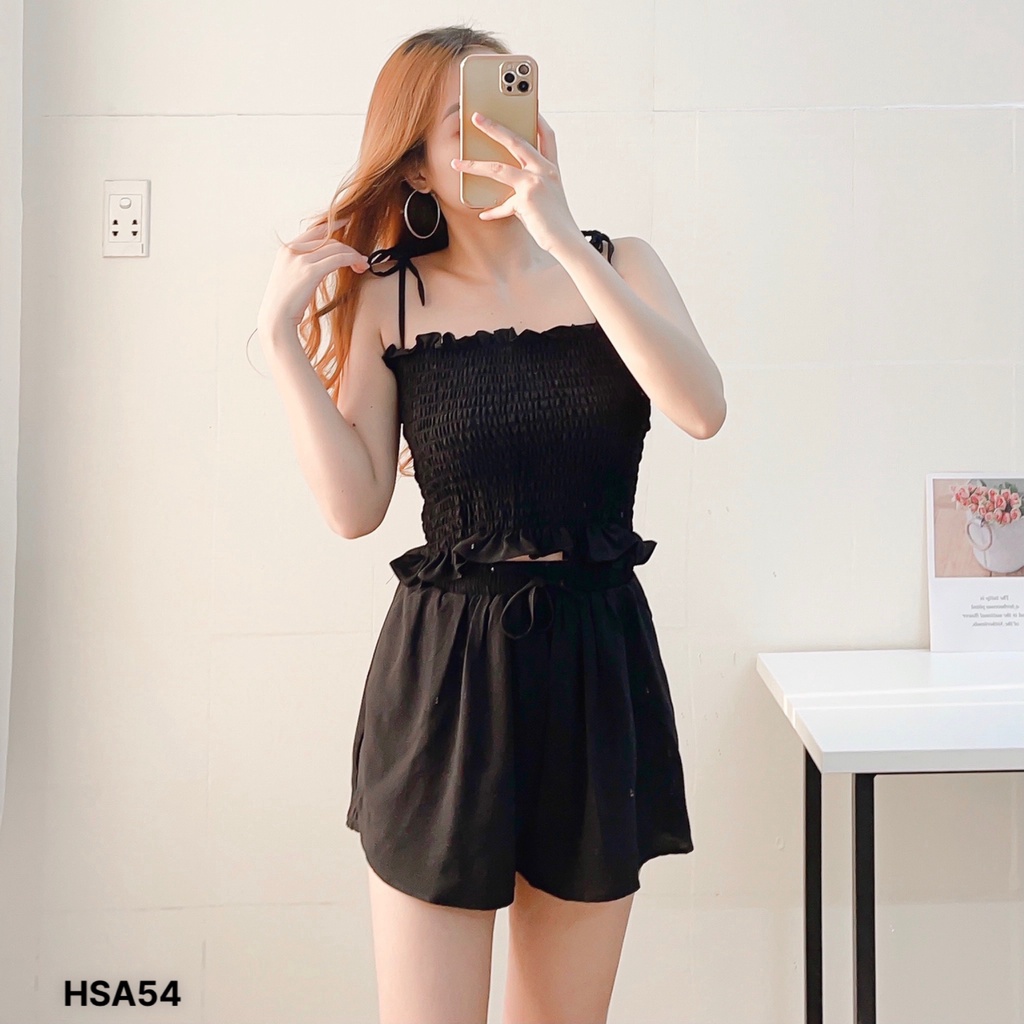 (Mẫu mới- Freesize) Set đũi booking 3 món_HSA54