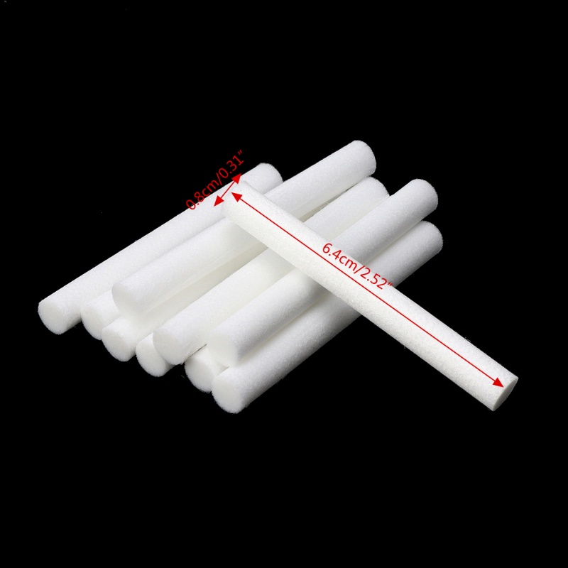 Bộ 10 que bông gòn khuếch tán cho máy lọc tạo độ ẩm 8mmx64mm tiện dụng