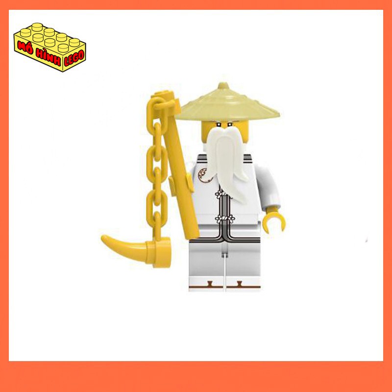 Đồ chơi lắp ráp lego giá rẻ mô hình minifigus ninjago trọn bộ 8 nhân vật