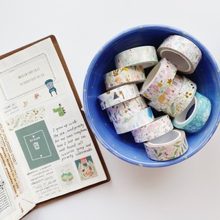 Washi/băng dính hoa, lá, quả 🌸🌼🍑🍓🌿