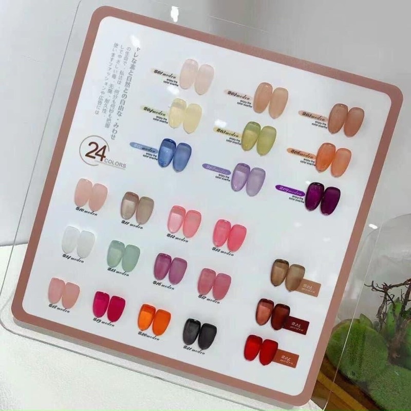 Sét sơn thạch 24 màu very good nail ,FREESHIP,