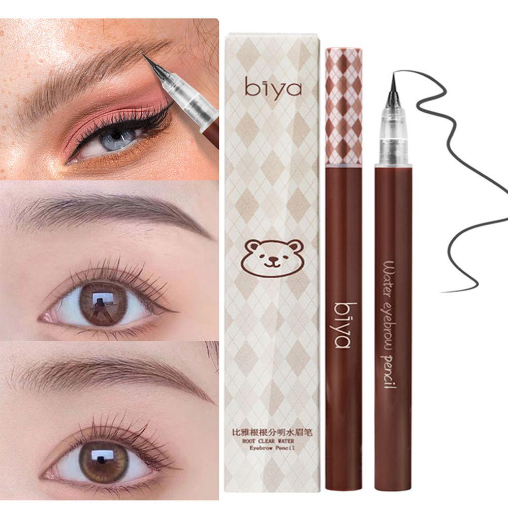 Bút Chì Kẻ Lông Mày Dạng Lỏng Kháng Nước Lâu Trôi Màu Nâu / Xám Cho Nữ