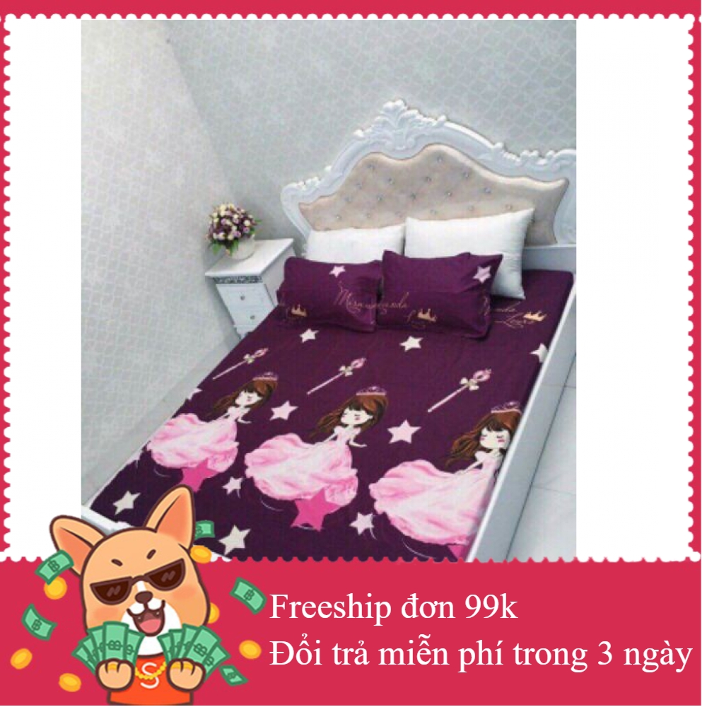 Bộ lụa luxury đỏ bo phủ