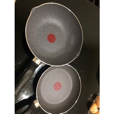 Chảo chiên Tefal Natura Dùng được trên bếp gas/ bếp hồng ngoại - Công nghệ báo nhiệt thông minh - Hàng chính hãng