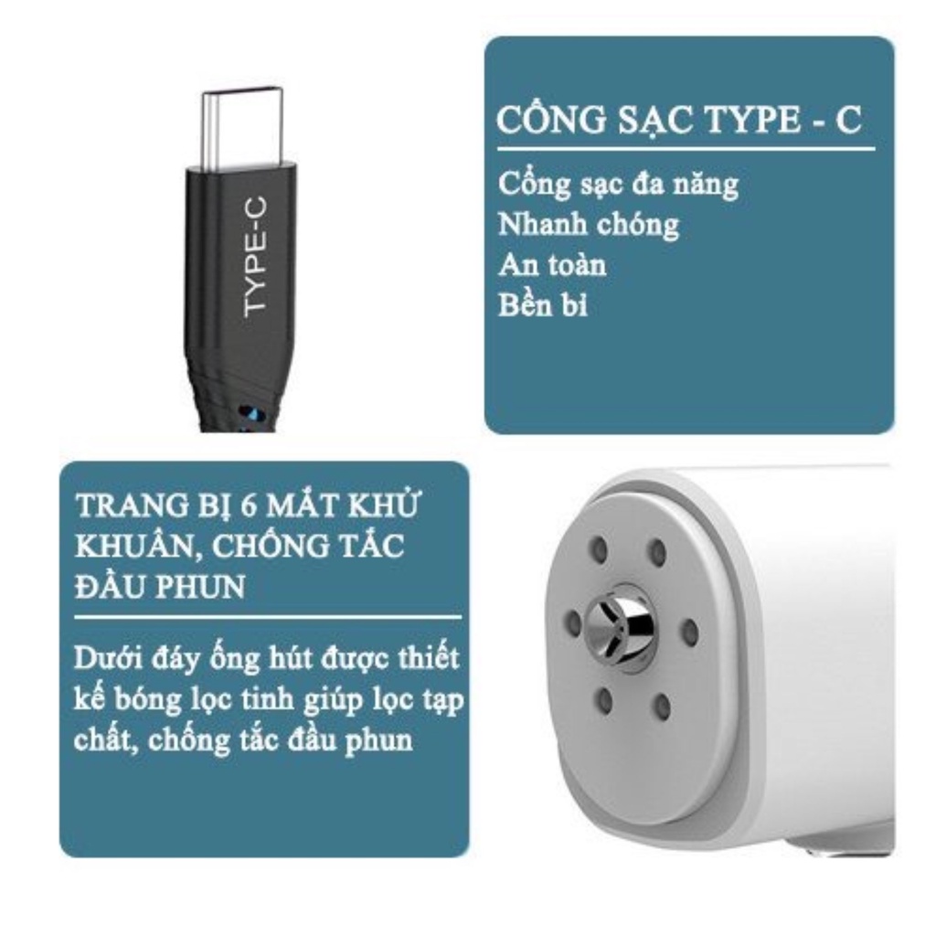 Máy phun khử khuẩn nano loại tốt, sát diệt khuẩn covid lên tới 99%, Súng Phun Khử Khuẩn K5 Pro Cao Cấp Bằng Tia Uv