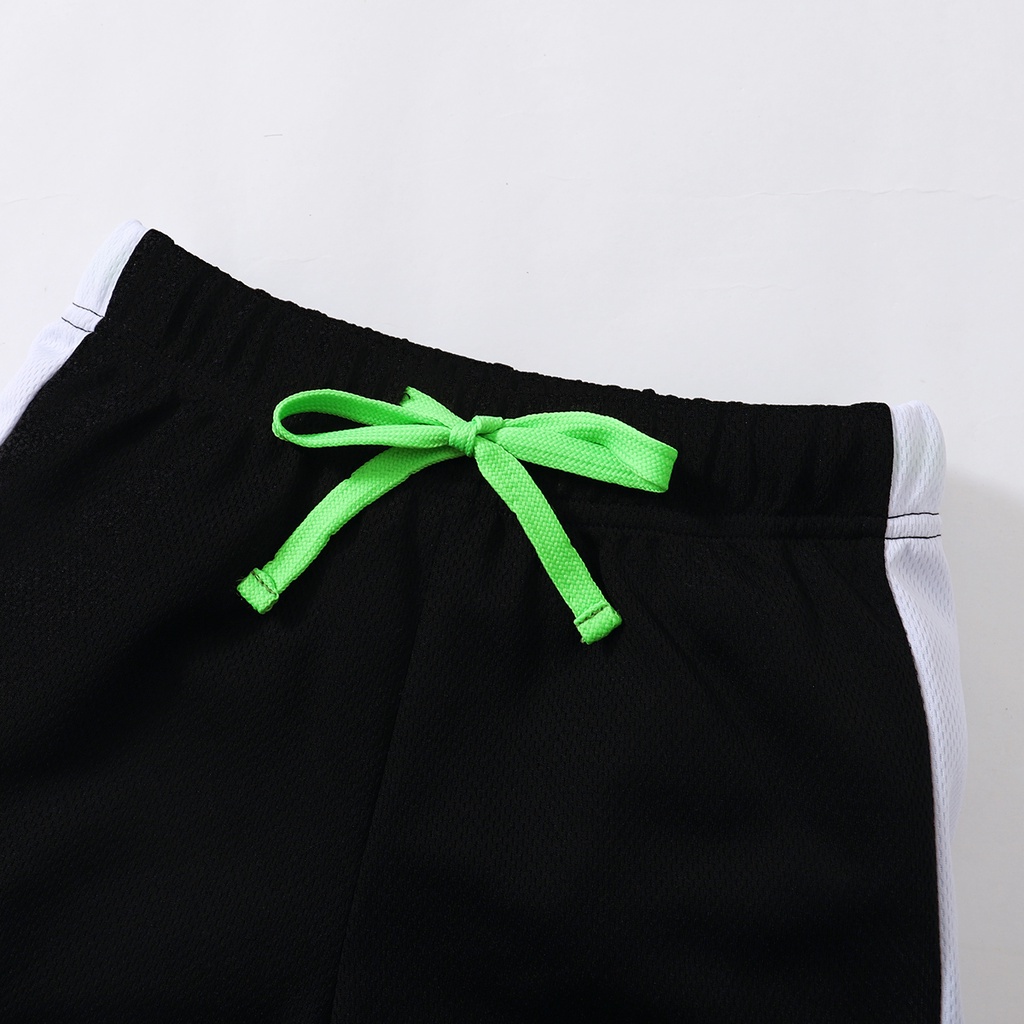 Set đồ thể thao Mikrdoo 2 món gồm áo thun không tay + quần short thời trang mùa hè cho bé trai