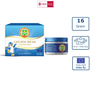 Cao xoa trẻ em Cao Sao Vàng STAR DANAPHA 16G