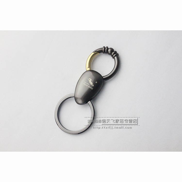 Móc khóa hiện đại thương hiệu Proud Horse OM076 móc chìa khóa kim loại sang trọng cao cấp Phặn Phặn