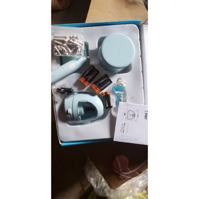 Bộ Máy Gọt Bút Chì Tự Động - Máy Chuốt Bút Chì Tự Động Mới Xịn Xò Tặng Kèm 2 Viên Pin