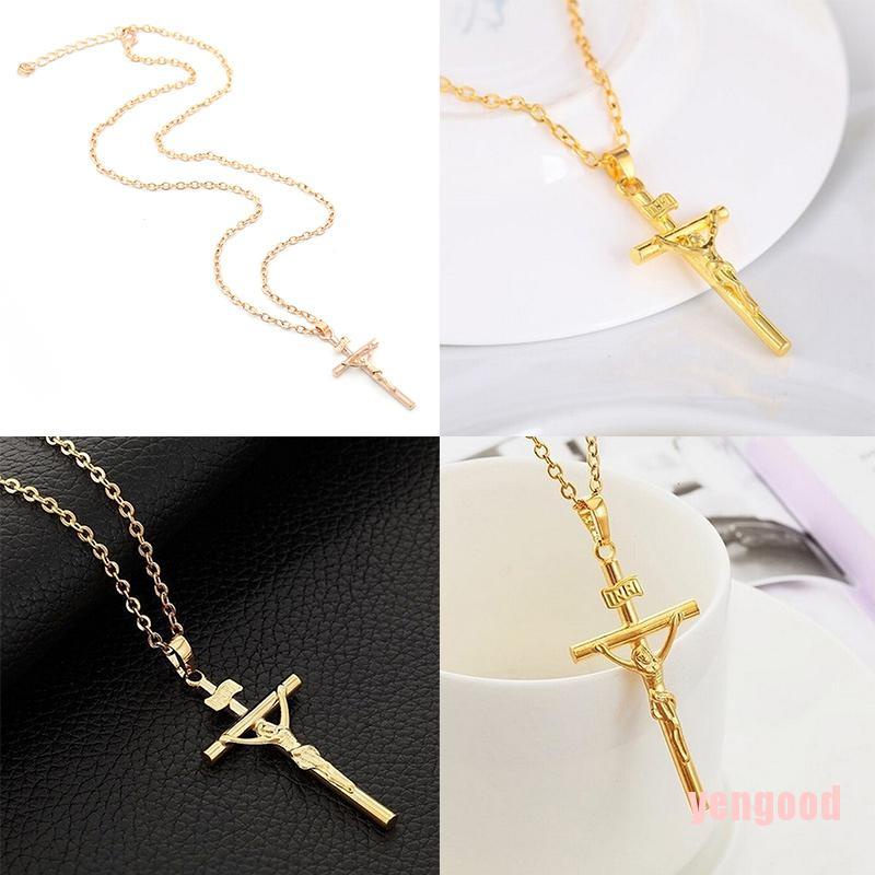 Dây Chuyền Mạ Vàng / Bạc Mặt Chúa Jesus Thời Trang Cho Nam Nữ