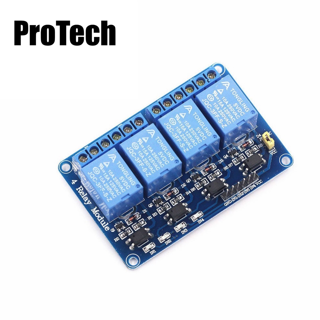 Module relay 4 kênh 5V, 12V