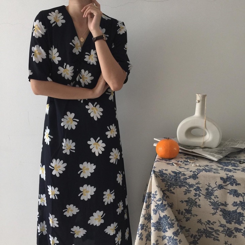 Đầm Hoa Lụa - Thanh Lý