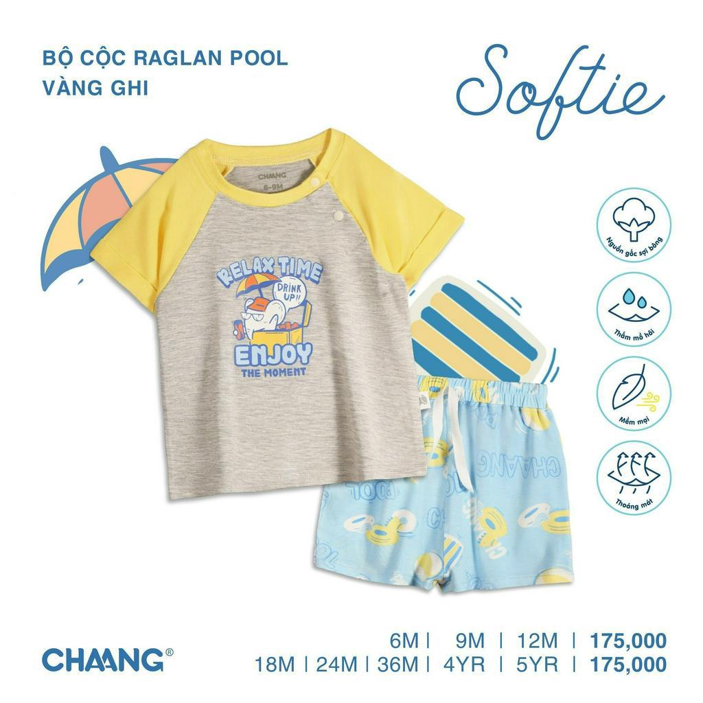 Bộ Cộc Raglan Pool Bé Trai CHAANG SS23D4