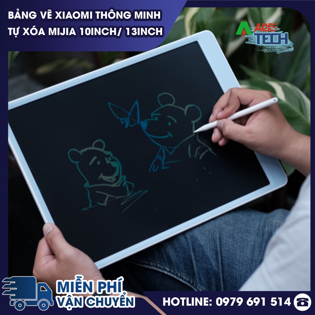 Bảng vẽ Xiaomi thông minh tự xóa Mijia 10inch / 13inch - Độ nhạy cao - Màn hình LCD