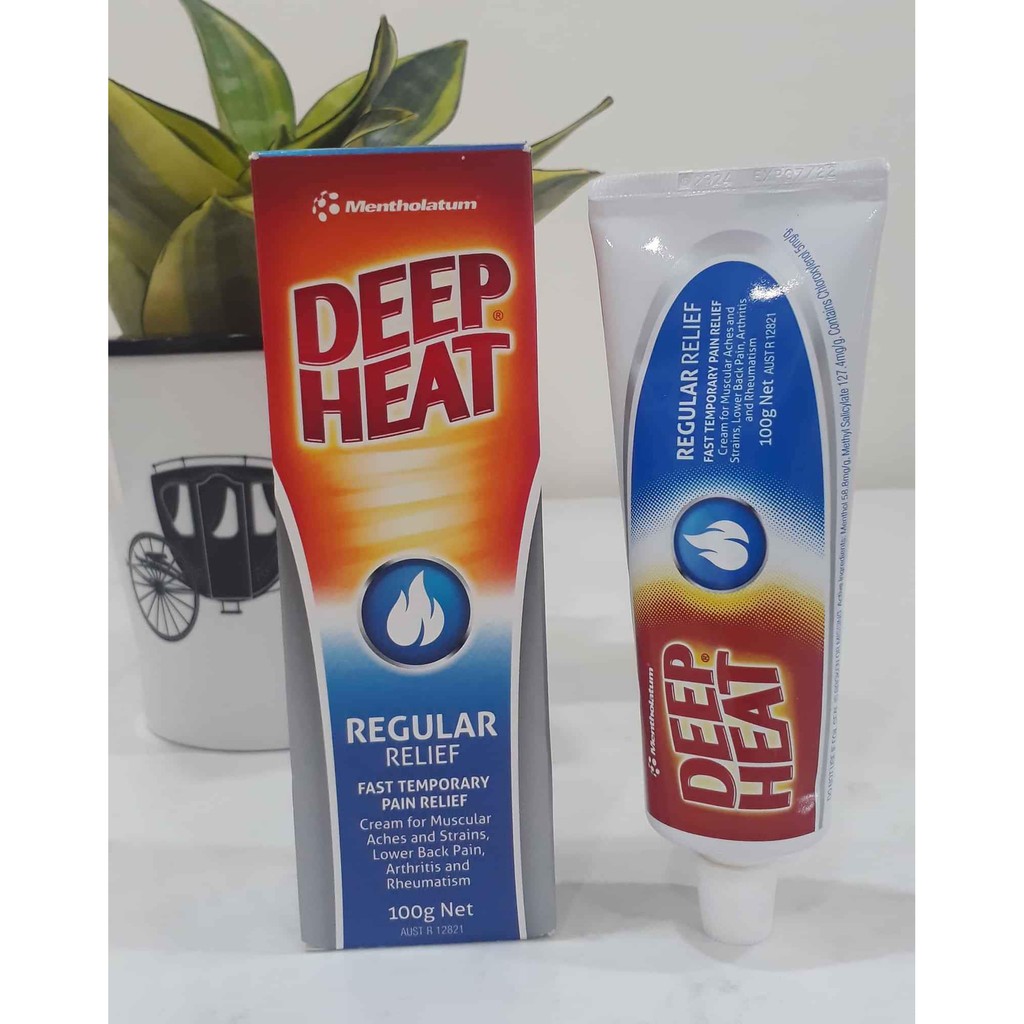 Dầu Xoa Bóp Deep Heat Regular Relief 100g - HÀNG ÚC