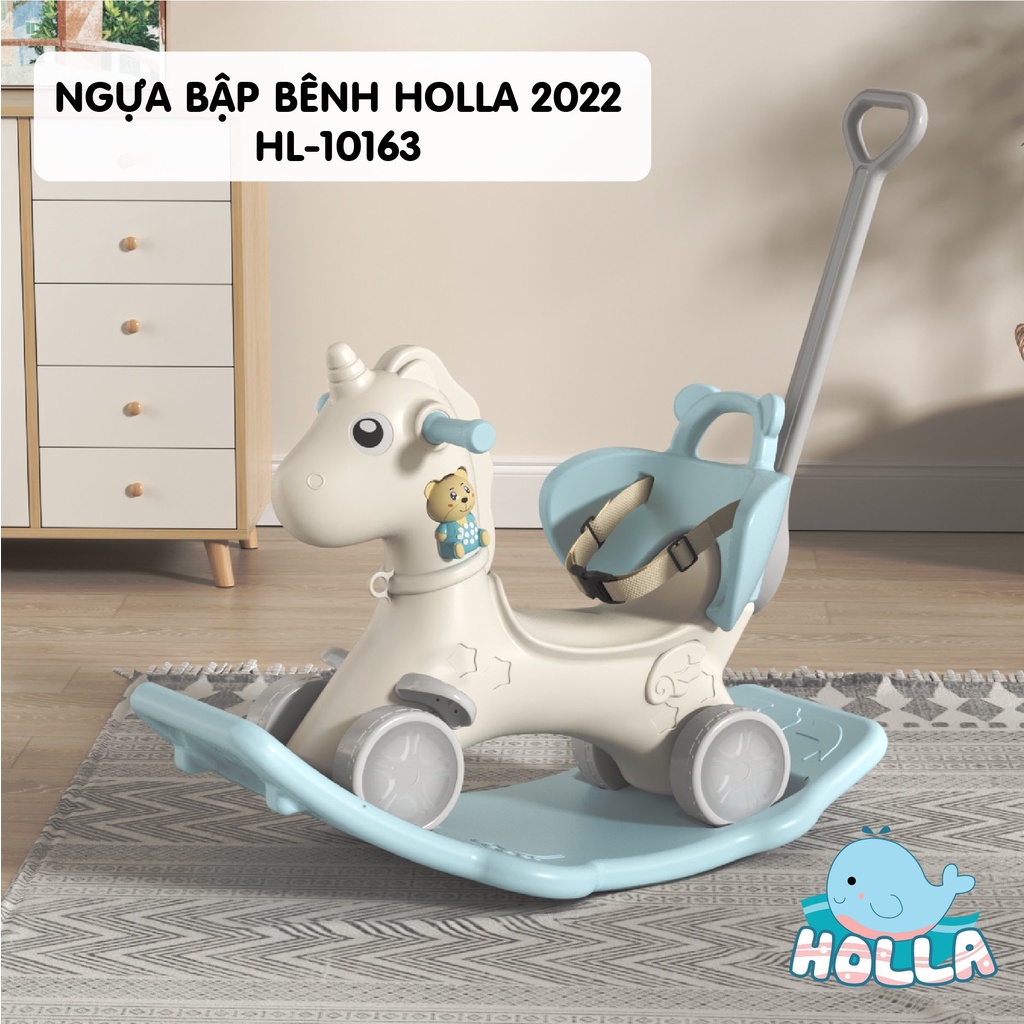 Ngựa bập bênh cho bé Holla 3 in 1 mẫu mới nhất 2022 xịn xò nhất thị trường hiện nay