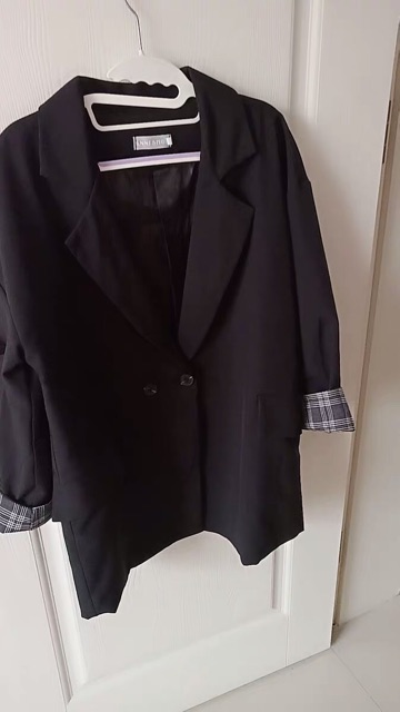 Set áo khoác vest áo blazer nữ MA15 và chân váy xoè xếp tầng kẻ caro có bán rời | BigBuy360 - bigbuy360.vn