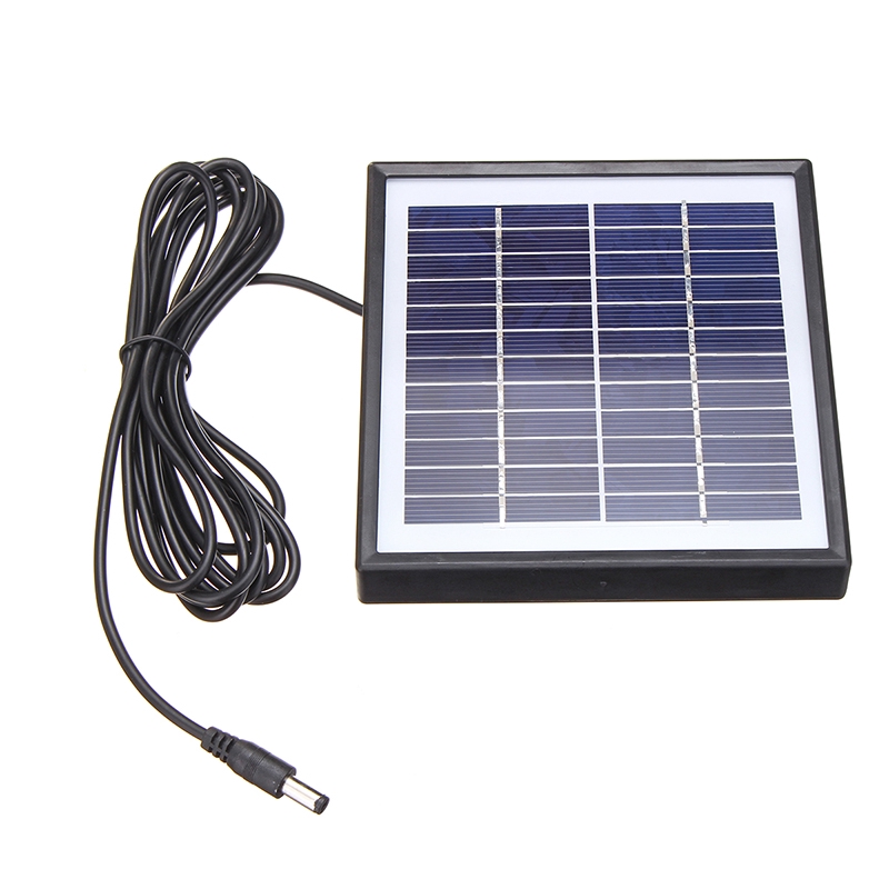 Bảng pin năng lượng mặt trời nhỏ gọn 5W 12V loại A Polysilicon cho xe hơi/ tàu thuyền + dây cáp 3m | BigBuy360 - bigbuy360.vn